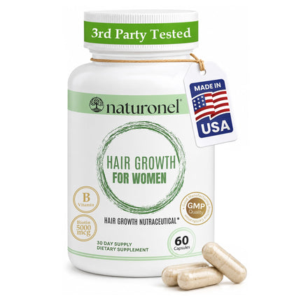 Women's Balance Hair Growth Supplements, Ages 45 and Up - Supports Healthy Hair, Skin & Nails - Customer Proven for Visibly Thicker Hair and Scalp Coverage, Natural Thicker Hair Growth Supplement (1)
