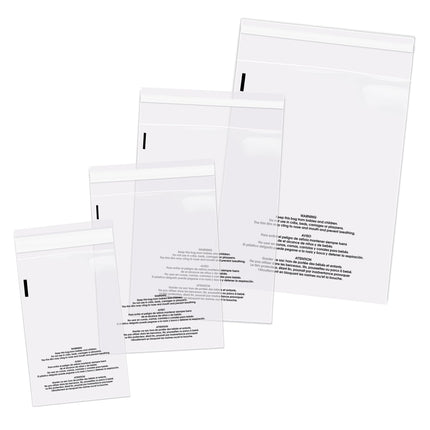 Poly Bag Bundle Combo Pack of 400-6X9, 8X10, 9X12, 11X14 Self Seal