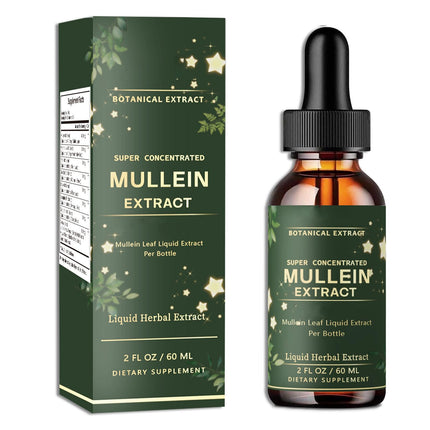 MACELY Origin Drops Mullein Leaf Extract Liquid, Super Concentrated Herbal Drops, Botanical Well