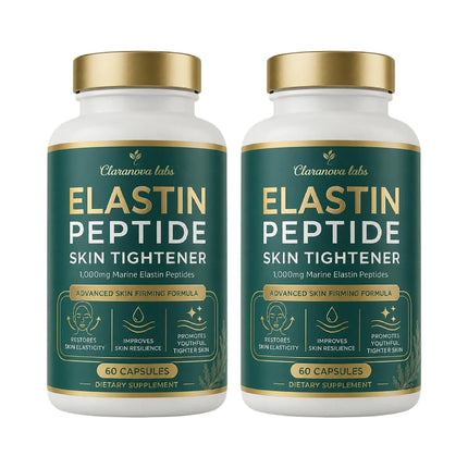 Claranova Labs Elastin Peptides, 1000mg Marine Elastin Peptide Skin Tightening Formula