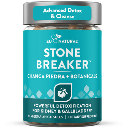 Chanca Piedra Stone Breaker - The Original Stone Breaking Formula with Celery Seed & Parsley - Supports Kidney, Gallbladder & Urinary Tract Cleansing to Help Flush Impurities - 60 Vegetarian Capsules