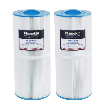 Mamokin Spa Filter 6CH-960 Replaces Jacuzzi Filters J-300 J-400, Unicel 6CH-960, Pleatco PJW60TL-F2S, Filbur FC-2800, 6540-476, 6540-383, Hot Tub Filter with Closed Handle(Not be Removed)- 2 Pack