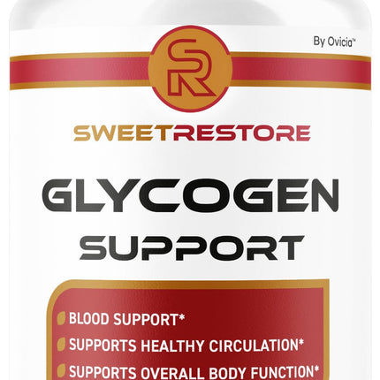 Sweet Restore Glycogen Support - Official Sweet Restore Capsules Advanced Formula with All Natural Ingredients, SweetRestore Glyco Pills for Wellness & Health, 60 Capsules for 1 Month