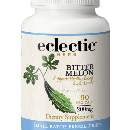 Eclectic Herb - Bitter Melon Capsules | Digestion & Immune Support Supplement | Overall Wellness Support | US-Grown, Vegan, Non-GMO, Gluten Free (90 CT | 200 mg)