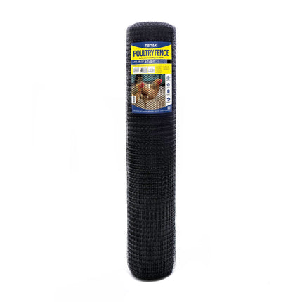 Tenax Deer Netting - Heavy Duty, 7ft Netting for Gardens - 7 Ft x 100 Ft - Black Polypropylene