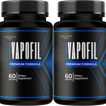 Vapofil Capsules - Official Vapofil Pills Advanced Premium Supplement Support - Maximum Strength, All Natural Vapofil Vitamin for Overall Health & Wellness Reviews, 120 Capsules for 2 Months