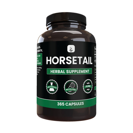 PURE ORIGINAL INGREDIENTS Horsetail (365 Capsules) No Magnesium Or Rice Fillers, Always Pure, Lab Verified