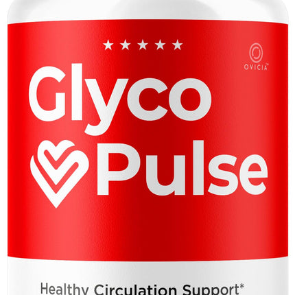 Glyco Pulse Capsules - Official GlycoPulse Pills Advanced Premium Formula Support Maximum Strength, All Natural Ingredients Vitamins for Overall Health & Wellness, 60 Capsules for 1 Month