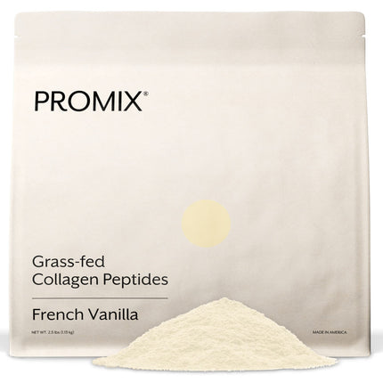 ProMix Nutrition Hydrolyzed Collagen Peptides Protein - Type 1 & 3 Grass Fed Collagen, Organic Coconut Sugar, Vanilla - 2.5 Pound (Pack of 1)