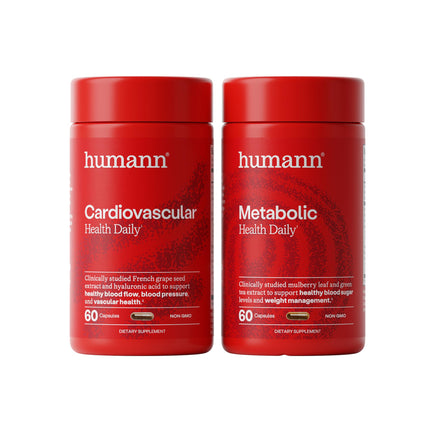 HumanN Cardiovascular & Metabolic Health Daily Bundle, Blood Pressure and Metabolic Balance Supplements, 120 Count