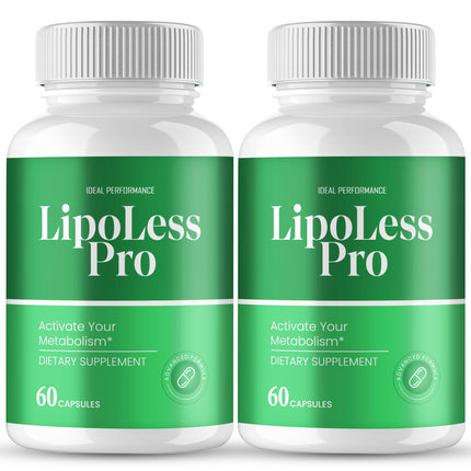 IDEAL PERFORMANCE Lipoless Capsules, LipoLess Advance Supplement Pills - Maximum Strength, All Natural Keto Capsule to Sustain Active Lifestyle, Official Lipo Less for Overall Health Reviews (2 Pack)