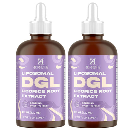 Liposomal DGL Licorice Root Extract - Deglycyrrhizinated Licorice with L-Glutamine, Marshmallow, Clove, and Slippery Elm - Digestive, Stomach Lining, Elimination, Max Absorption, 120 Servings