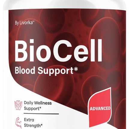 Bio Cell Capsules - Official BioCell Blood Health Support Pills Advanced Formula Supplement, All Natural Bio Cell Vitamins for Overall Health & Wellness Reviews, 60 Capsules for 1 Month