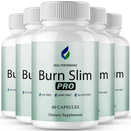 BurnSlim Gelatin, BurnSlim Capsules, Official BurnSlim Pills Pro, Maximum Strength, All Natural Keto Capsule to Sustain Active Lifestyle, Advanced Formula BurnSlimPro Reviews (5 Pack)