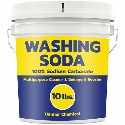 Banner Chemical Soda Ash, 100% Sodium Carbonate (10 lbs)