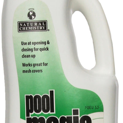 Natural Chemistry Pool Magic Spring & Fall, 1 L, Single, Clears Winter Organic Buildup, Quick Easy Spring Openings, Prevents Clogged Filters & Chemical Odors