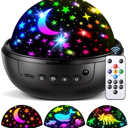 Night Light for Kids, 93 Lighting+3 Films Star Projector, Gift for 3-5