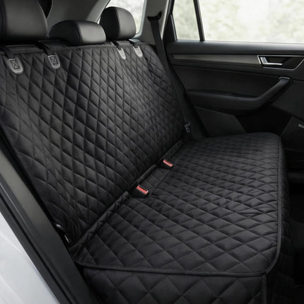 fidozen Waterproof Dog Car Seat Cover with Belt for Back Seat - Washable Pet Protector Accessories for Cars, Trucks, SUVs, and Bench Seats - Auto Backseat Hammock for Small & Large Dogs