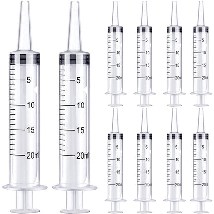 20ml Plastic Oral Syringe Without Needle for Liquid Lab Medicine Dropper