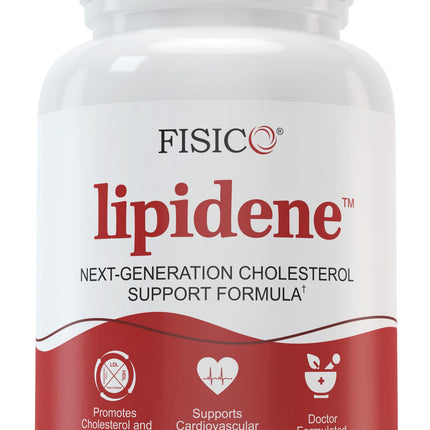 LIPIDENE Cholesterol Support & Heart Health Supplement – Lipid Balance, Cardiovascular Function, Heart Health, Circulation and Arterial Wellness. Contains Bergamot & Olive Fruit Extract – 30 Capsules