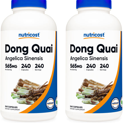 Nutricost Dong Quai 565mg, 240 Capsules (2 Bottles)