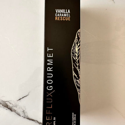 REFLUX GOURMET Vanilla Caramel Rescue – Alginate Complex – Digestive Support Formula, Made with Natural Ingredients – 8 Fl. Oz