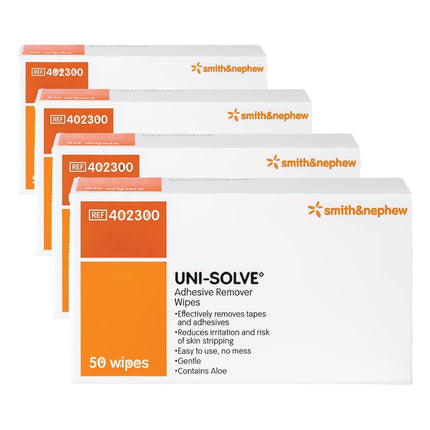 Uni Solve 402300 Adhesive Remover Wipe, Pack of 200