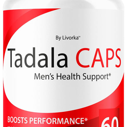 TadalaCaps Health Support, Original Tadala Caps Pills Formula All Natural Premium Advanced Formula, TadalaCapsules - Maximum Strength, Daily Nutrition Multivitamin, 60 Capsules for 1 Month