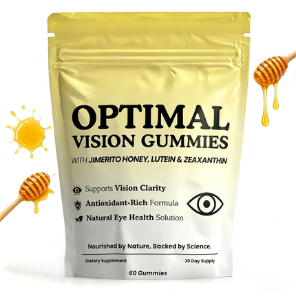 Yeloart Clear Vision Gummies Help Relieve Eye Fatigue，60count