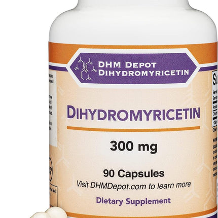 Dihydromyricetin (DHM) (Hovenia Dulcis Extract) Supplement for Liver Support (Naturally Obtained from The Oriental Raisin Tree) 90 Capsules 300mg Analysis