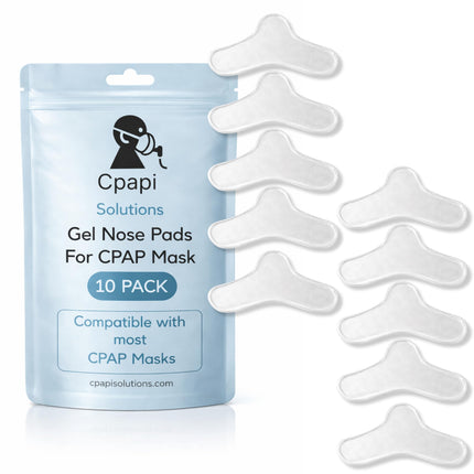 CPAPi Solutions CPAP Gel Nose Pads 10 Pack by CPAPi Solutions – Soft Cushion for CPAP Mask Comfort – Helps Prevent Irritation, Redness & Pressure Marks (10 Pack)