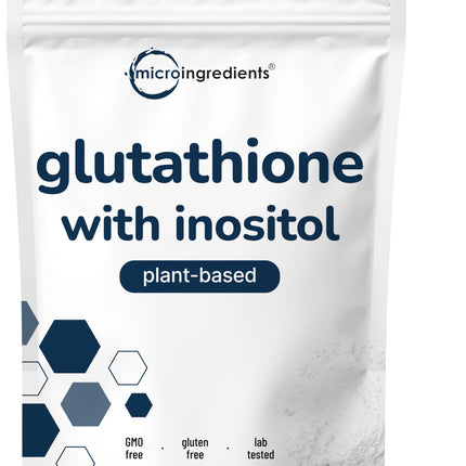 Glutathione Supplement, Pure Glutathione Reduced Powder with Inositol, 5 Ounce (9 Months Supply), 2 in 1 Formula, Powerful Ingredients for Antioxidants, Supports Liver Function, Vegan