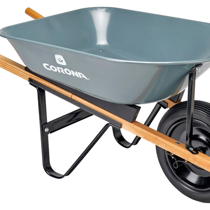 Corona Tools Wheelbarrow in a Box – 5 Cubic Foot Heavy Duty Garden Cart with 15” Flat-Free Tire for Gardening, Planting & Outdoor Use