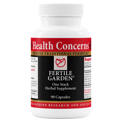 Health Concerns Fertile Garden – Fertility Support for Women – Menstrual Cycle & Reproductive Health – Chinese Herbal Formula with Ashwagandha, Dong Quai, Peony – 90 Capsules