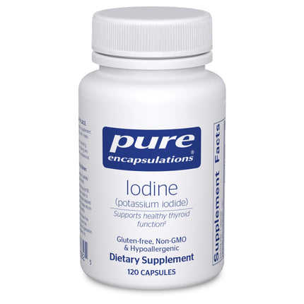 Pure Encapsulations Iodine - Supplement to Support The Thyroid & Help Maintain Healthy Cellular Metabolism* - with Premium Potassium Iodide - 120 Capsules