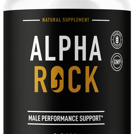 Alpha Rock - Alpha Rock Pills Support Natural Maximum Strength, Daily AlphaRock Capsules All Natural Advanced Formula Premium Vitamins for Overall Health & Wellness, 60 Capsules for 1 Month