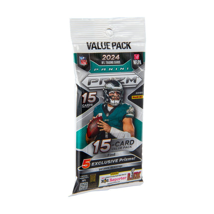2024 Panini Prizm NFL Football Trading Cards Fat Pack