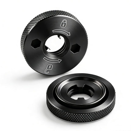 Ciuouient N484249 Angle Grinder Flanged Hex Nut Compatible with Grinder DCG413B DCG413B-B3 DCG413P2-B3 DCG413R2 DCG414B DCG414T1 DCG414T2 DCG414T2-B3 DWE43214N DWE43231VS(2pcs)