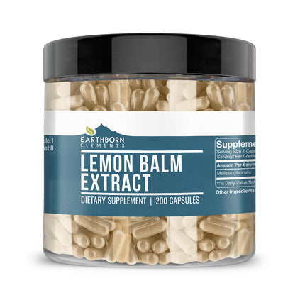 Earthborn Elements Lemon Balm Extract, Pure & Undiluted, No Additives