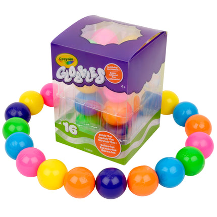 Crayola Globbles Squish Toys, 16ct, Sticky Stress Ball, Kid Stocking Stuffers