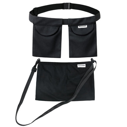 SUCONBE Adjustable Mastectomy Drain Holder Drainage Pouch with Shower Bag for Breast Surgery Mastectomy Breast Reduction Augmentation Post-Surgery Recovery Support Patient Care Kit (Black)