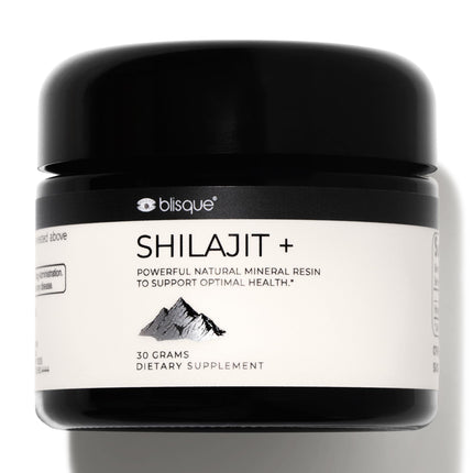 Blisque – Pure Himalayan Organic Shilajit Resin Supplement | Authentic and Natural | Golden Grade A | Contains Fulvic Acid and Trace Minerals | 30 Grams