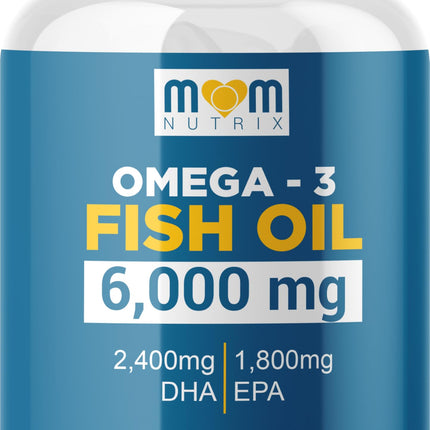 Omega 3 Fish Oil with Maximum EPA DHA - Supports Brain, Liver, Heart & Immunity - Made in The USA - 150 Softgels