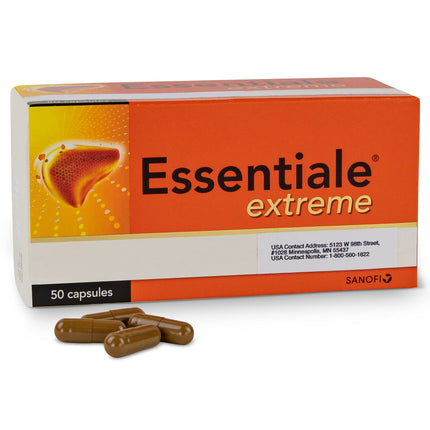 Essentiale Extreme by Sanofi. 50 Capsules. Same Product and Manufacturer as the 100 Capsule Bottle. Please See Above.