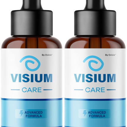 (2 Pack) Visium Care Drops - Official VisiumCare Oral Liquid Drops Advanced Premium Formula Maximum Strength, All Natural Ingredients Vitamins for Overall Health & Wellness, 2 Bottles for 2 Months