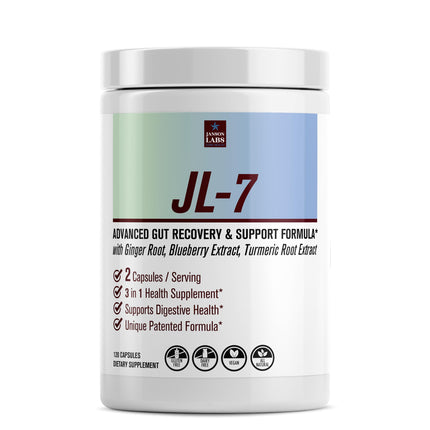 JL-7 | Crohn's and Colitis Supplement | Inflammatory Bowel Issues Resulting from GI Tract Inflammation | Supports Gut Health - IBD - UC - CD - IBS - Patented - All Natural