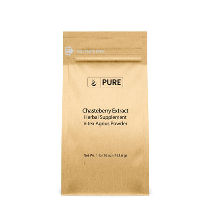 PURE ORIGINAL INGREDIENTS Chasteberry Extract (1lb) Vitex Agnus-Castus Tree, Non-GMO
