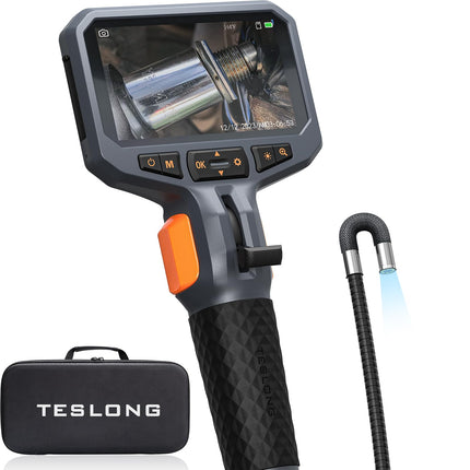 Teslong Articulating Borescope for Mechanic Automotive HVAC Wall Inspection