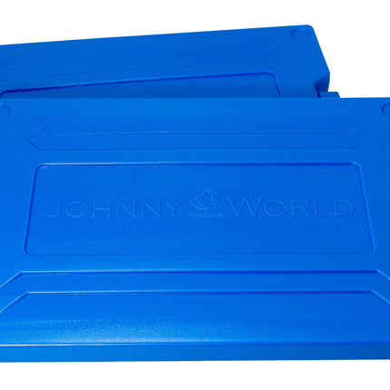 Johnny World Nice & Cold - Large Slim Ice Pack 12" x 8" – Reusable Freezer Pack for Coolers, Lunch Boxes, Camping, Beach, and Travel – Fill with Water, Freeze, and Reuse – Long-Lasting Cold