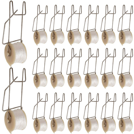 Aynaxcol 20pcs Plant Climbing Hooks Tomato Roller Hooks, Tomato Support Hooks Garden Hooks for Tomato Vine Flower Plant Twine Crop